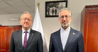 Iranian Ambassador Meets Acting Head of Polands Institute of National Remembrance